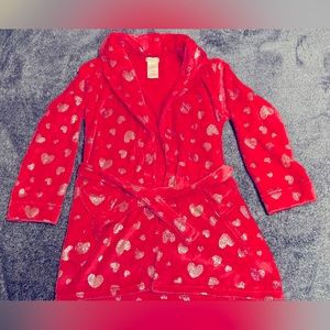 CUTE PINK ROBE WITH SILVER HEARTS💗